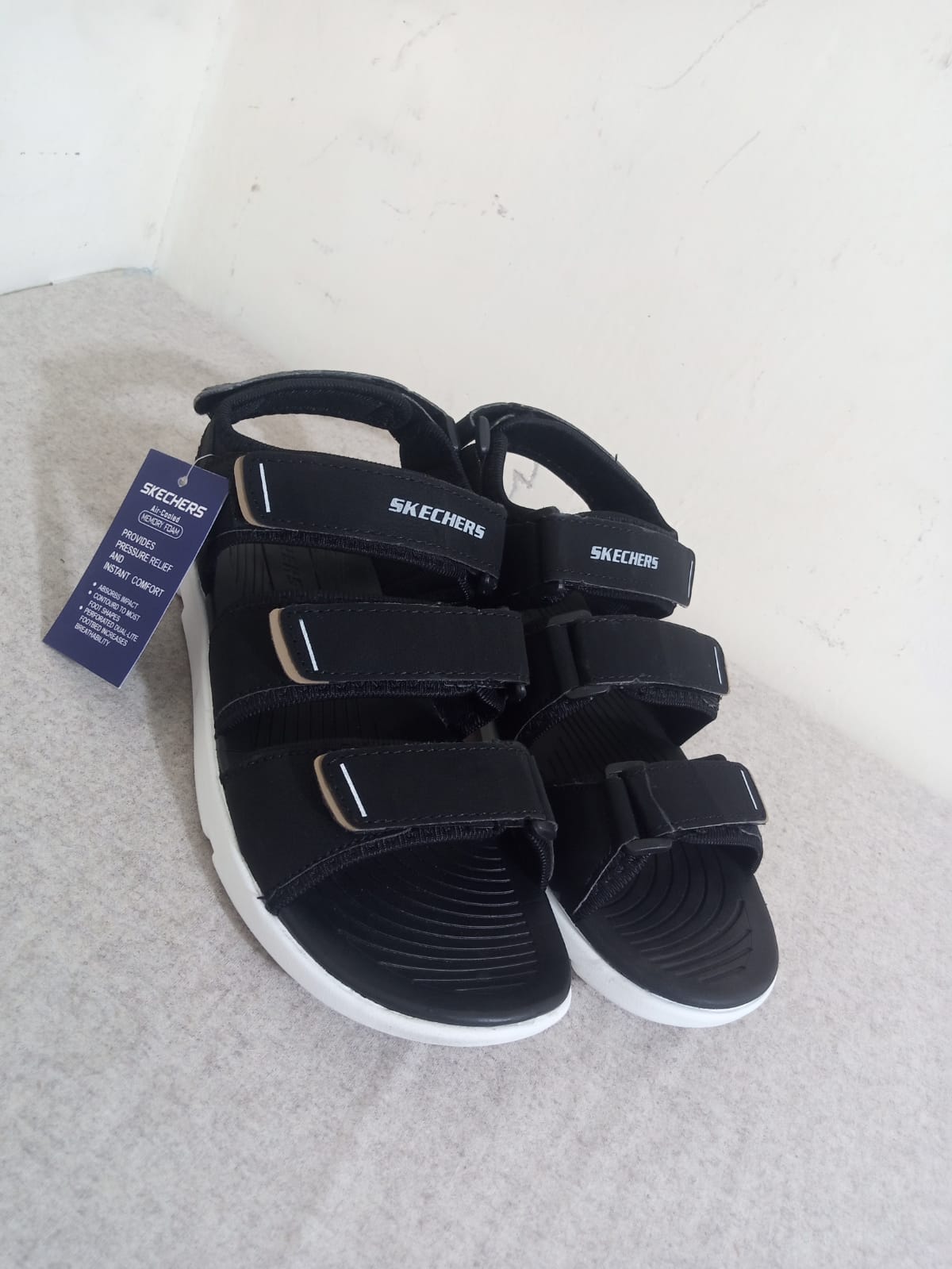 Classic Black Sandals: Timeless Style, Ultimate Comfort!"  "Sleek Black Strap Sandals: Step into Sophistication!"  "Black Beauty Sandals: Walk with Confidence & Elegance!"  "Luxurious Black Sandals: Comfort Redefined, Style Amplified!